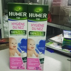 Xịt muối biển Humer 150ml trẻ em
