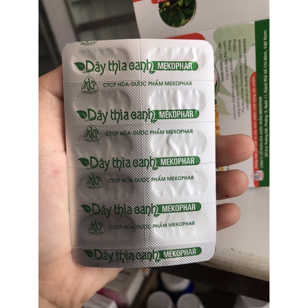 Viên uống dây thìa canh Mekophar Hỗ trợ đường huyết H/40viê
