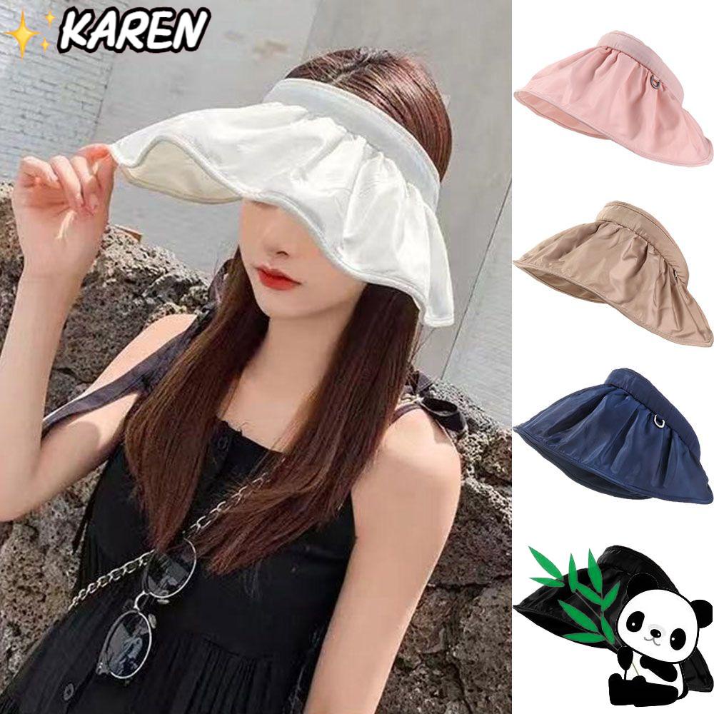 Nón Tai Bèo Chống Nắng Vành Rộng Có Thể Gấp Gọn Thời Trang Cho Nữ