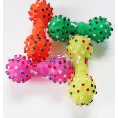 Tạ Gai Đồ Chơi Kêu Chip Chip Cho Chó Mèo 12cm - BOMPET