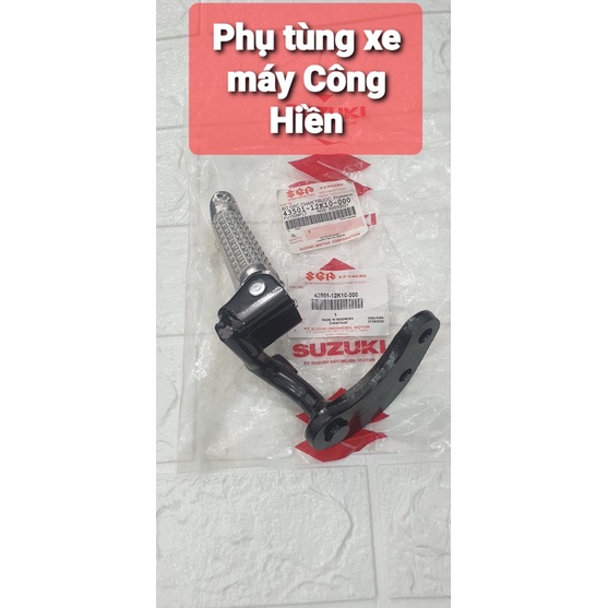 bộ gác chân trước phải - thanh nhôm gác chân - Suzuki Satria Fi - Raider Fi