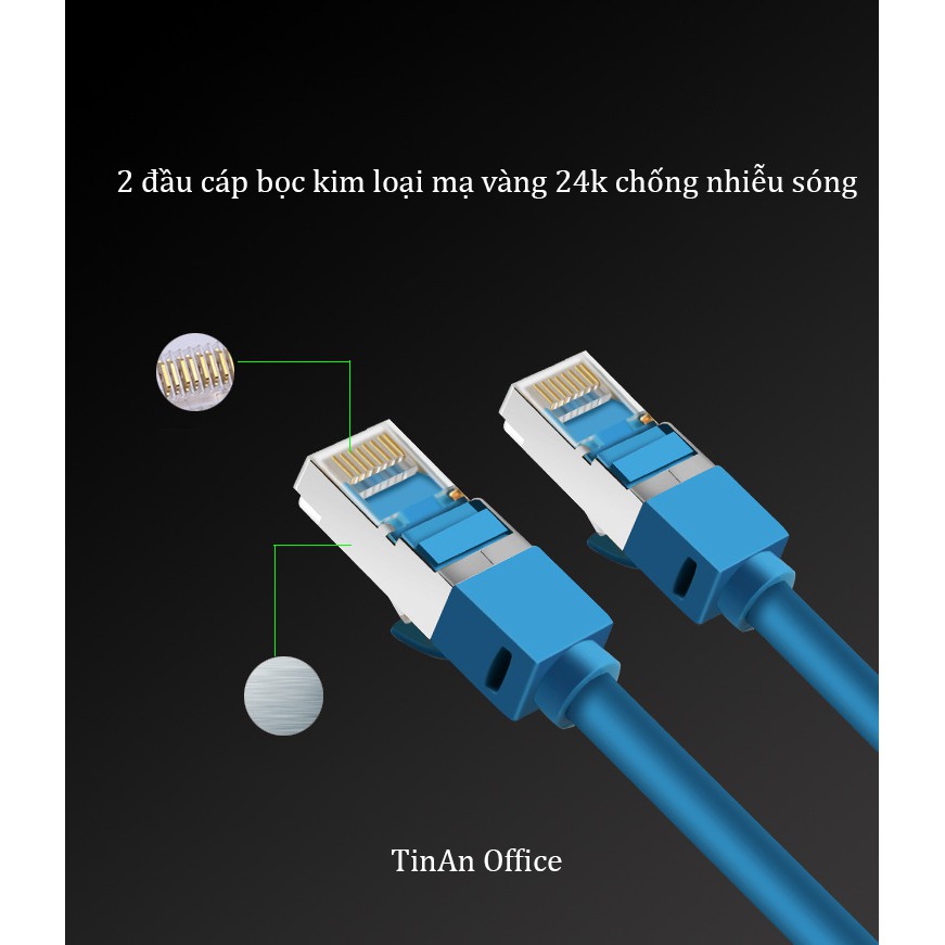 Cáp mạng Cat6 , 10Gbps