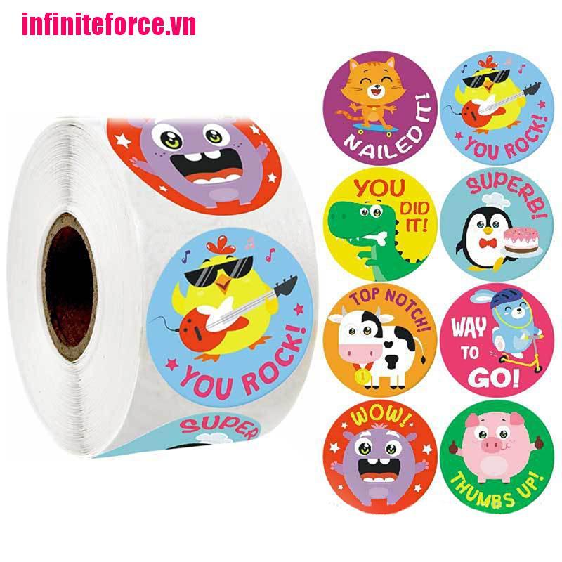 Bộ 500 Miếng Dán Dễ Thương Trang Trí