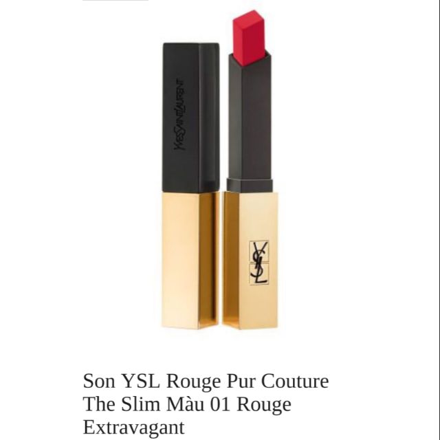 Son YSL rouge pur couture the slim