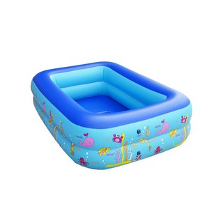 Bể Bơi Trẻ Em Phao 3 Tầng, Hồ Bơi Tắm Cho Bé 1M2, 1M35 dày dặn, bền đẹp - BÁN KÈM BƠM ĐIỆN- HÀNG LOẠI 1 CAO CẤP