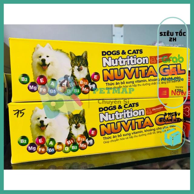 Gel dinh dưỡng Nuvita Gel 120g cho chó mèo