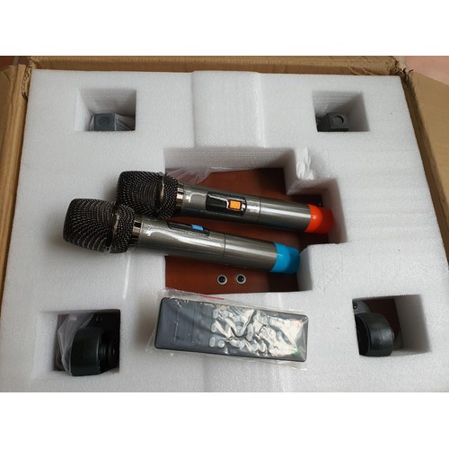 LOA KÉO LOA DI ĐỘNG CMF 1596 -BASS 40 ÂM THANH SIÊU HAY - 2 Mic hát cực hay