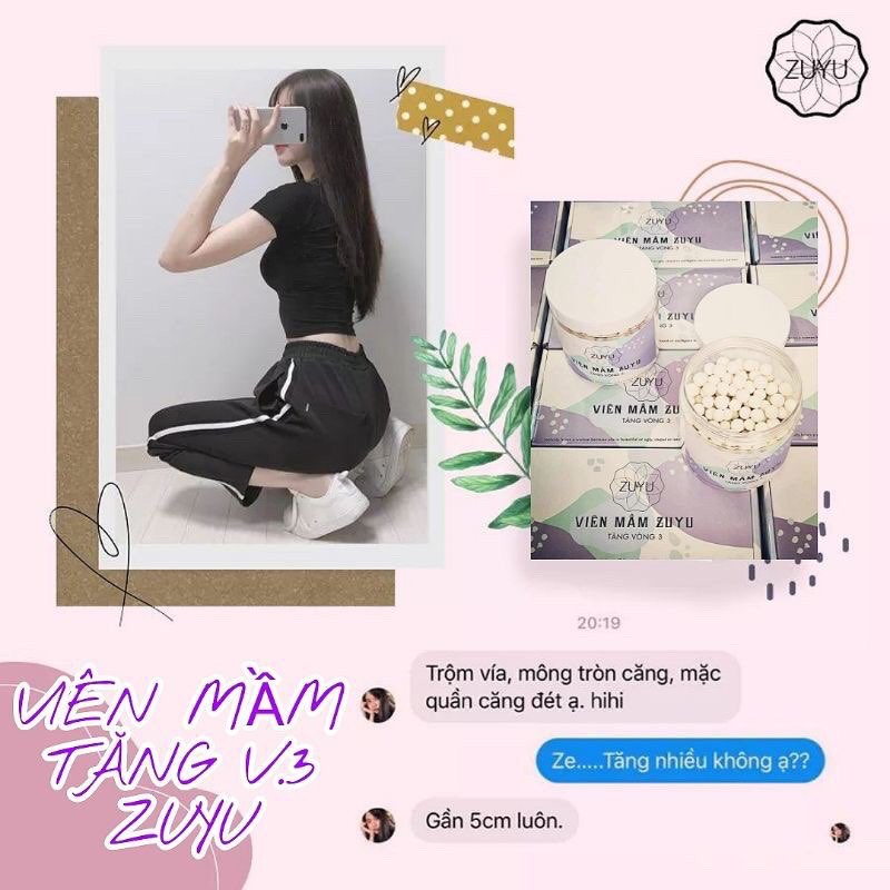 Viên mầm Zuyu Tăng vòng 3❤️Tặng Kèm 3 phần Quà Hấp Dẫn ( Chính Hãng 100%) | BigBuy360 - bigbuy360.vn