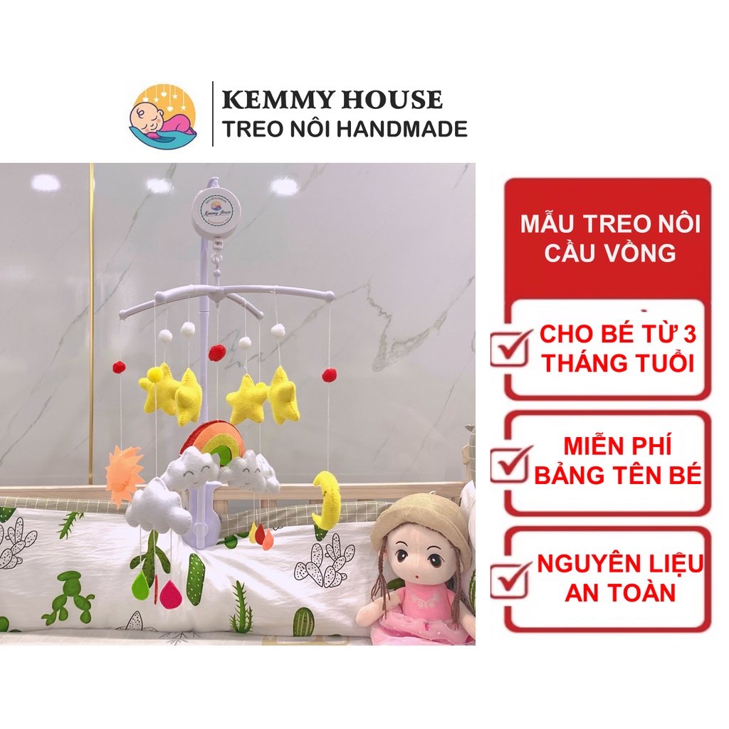 ((May thủ công) Mẫu treo nôi bầu trời handmade