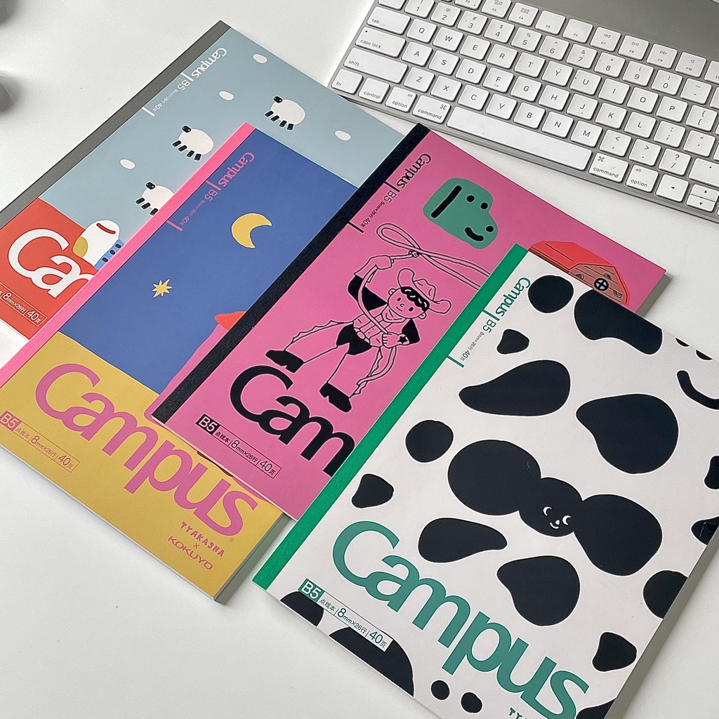 Sổ Tay KOKUYO TYAKASHA Phiên Bản Giới Hạn 4 Notebooks Không Dây Bound A5 B5 Năm 2022