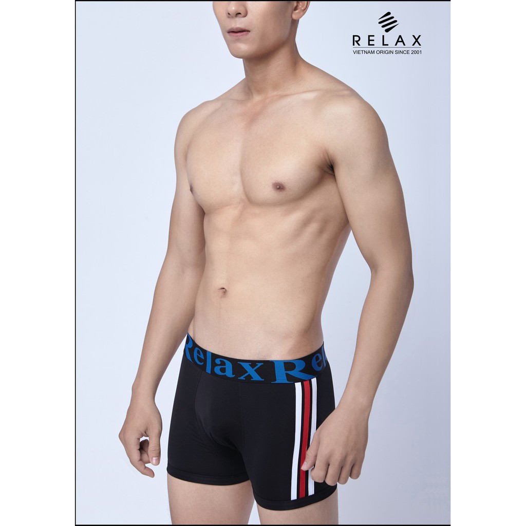 Quần lót nam boxer RLTK007 quần sịp nam thoáng mát mềm mại cao cấp, co giãn tốt, ôm gọn - RELAX FAMILY