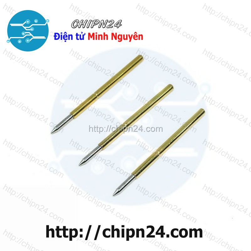 [3 CÂY] Kim test mạch P160-B1, dài 24.5mm, đường kính đầu 3mm, đường kính thân 1.36mm, trở kháng 50mΩ, 3A, đầu nhọn