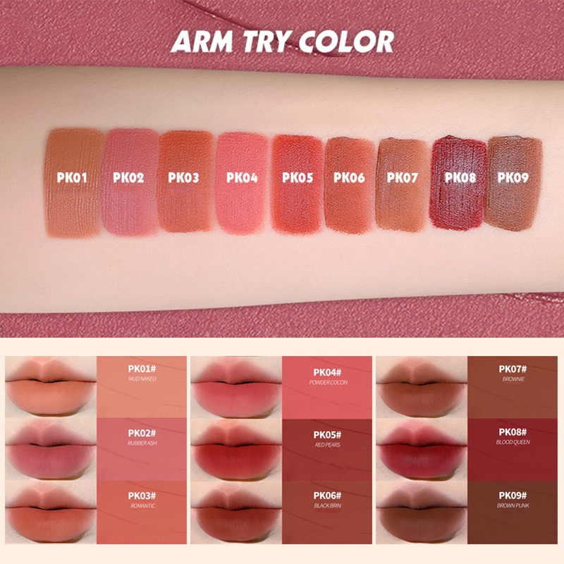 Son Kem Lì ATORS Lip Powder Cream Màu Lì Lâu Trôi