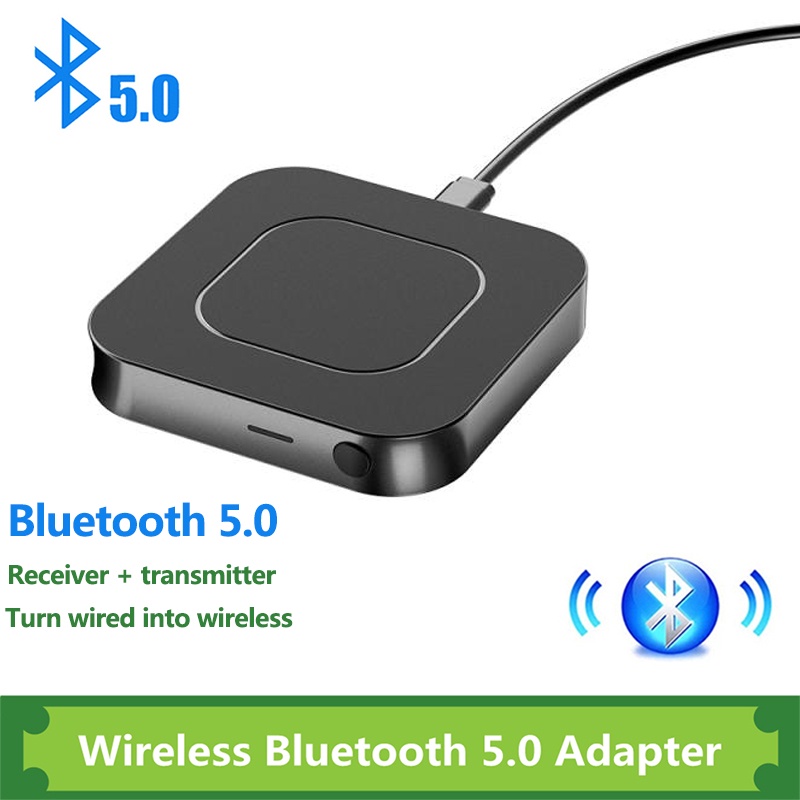 Bộ Chuyển Đổi Âm Thanh Và Nhận Tín Hiệu Âm Thanh Bluetooth 5.0 2 Trong 1 Cho Máy Tính, Điện Thoại Thông Minh