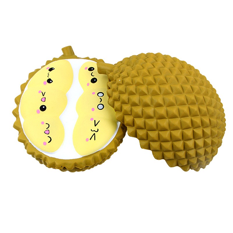 [23CM-ĐẠI KHỔNG LỒ] Squishy NỬA QUẢ SẦU RIÊNG BIỂU CẢM CẢM XÚC Đẹp Đại Khổng Lồ Chính Hãng