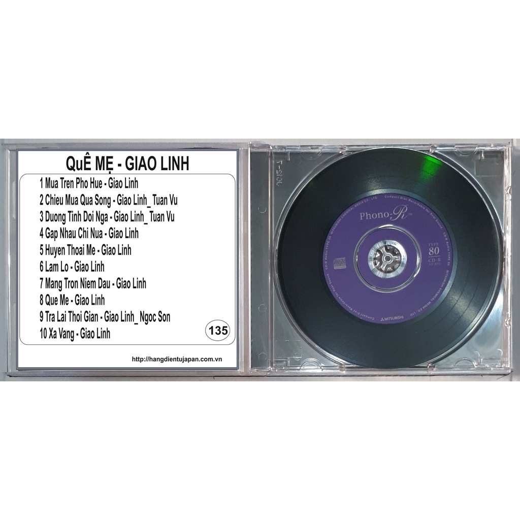 Bộ 3 CD ca sĩ Giao Linh