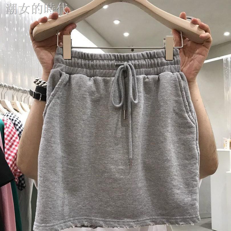 Chân Váy Thể Thao Lưng Cao Phối Dây Rút Co Giãn Tốt Màu Sắc Thời Trang Mùa Hè Hàn Quốc Cho Nữ | BigBuy360 - bigbuy360.vn