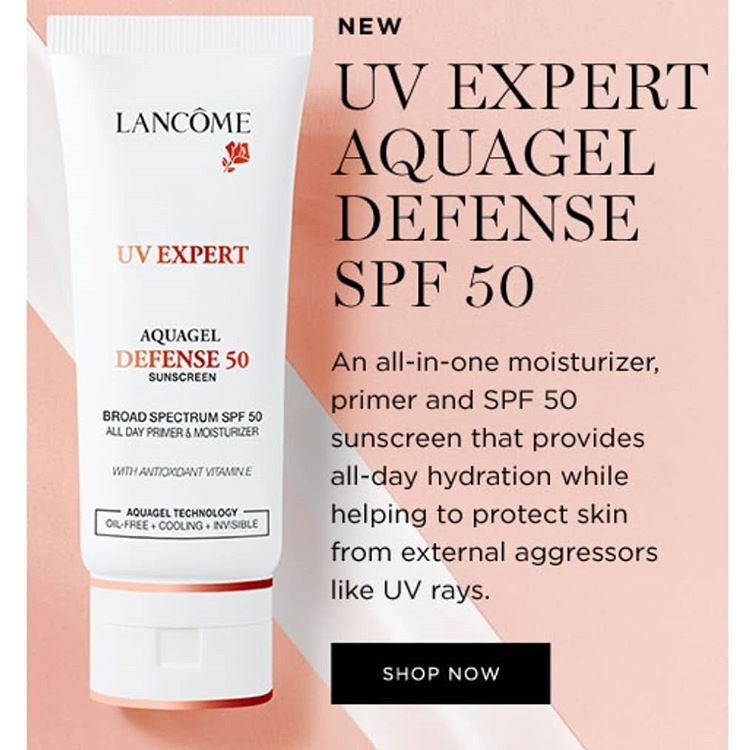 lancome uv expert aquagel defense primer moisturizer spf 50