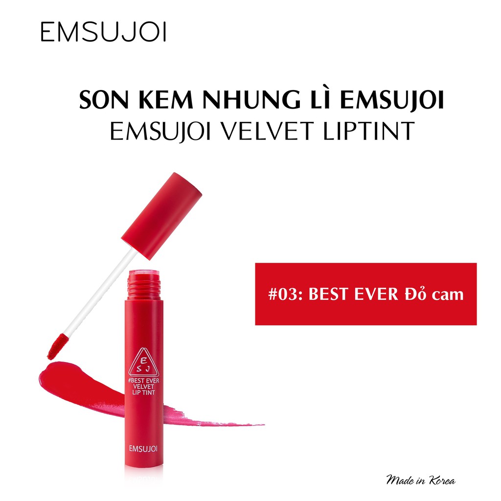 [FREE SHIP] Son kem nhung lì EMSUJOI💄SIÊU LÌ💄SIÊU MỀM MÔI | BigBuy360 - bigbuy360.vn