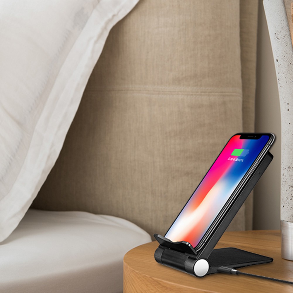 Đế Sạc Nhanh Không Dây 15w Qi Cho Iphone Xr Xs Xs Max