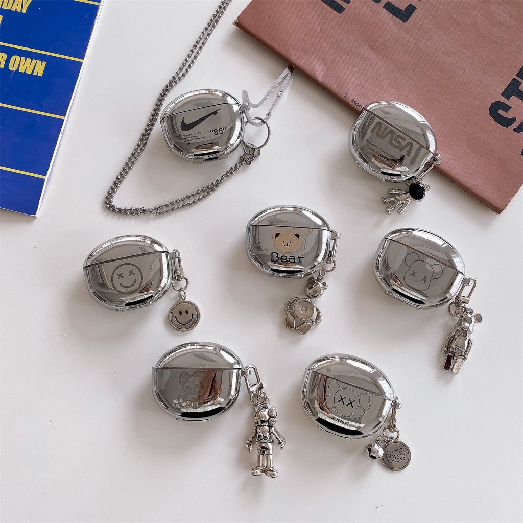 Vỏ Bảo Vệ Hộp Sạc Tai Nghe OPPO ENCO air Bằng tpu Mềm Mạ Điện Chống Sốc Họa Tiết Hoạt Hình Đáng Yêu