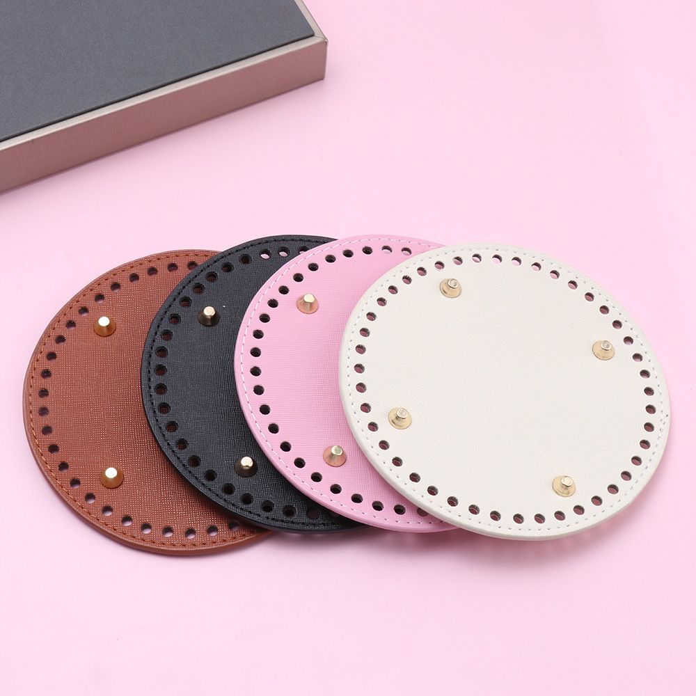 Đáy túi xách hình oval bằng da PU thủ công 52 lỗ tự làm