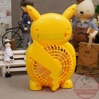 QUẠT BÀN SẠC ĐIỆN PIKACHU