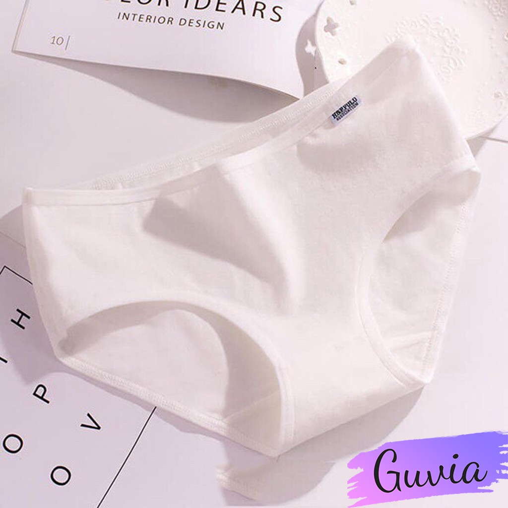 Quần lót nữ trơn kháng khuẩn Pulo QL02 Quần lót nữ cotton siêu thấm hút cao cấp | BigBuy360 - bigbuy360.vn