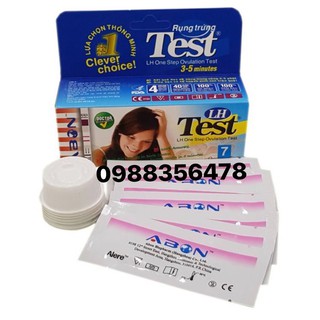 Que thử rụng trứng lh test abon. hộp 7 que. mua 3 hộp freeship . - ảnh sản phẩm 1