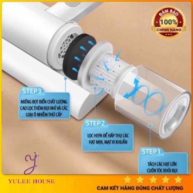 MÁY HÚT BỤI GIƯỜNG NỆM DIỆT KHUẨN CÓ TIA UV GIÁ RẺ - MÁY HÚT BỤI GIA ĐÌNH, HÚT LÔNG THÚ CƯNG MINI - YULEEHOUSE