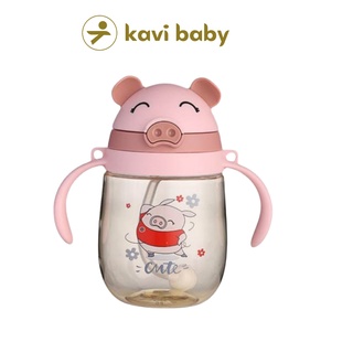 Bình tập uống, cốc tập uống nước dung tích 250ml/350 ml tiện lợi cho bé-kavibabyshop