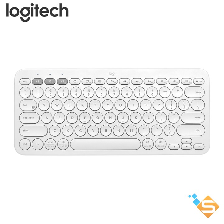 [Mã 99ELSALE hoàn 7% đơn 300K] Bàn phím Bluetooth Logitech K380 Multi-Device - Kết nối Bluetooth cùng lúc 3 thiết bị