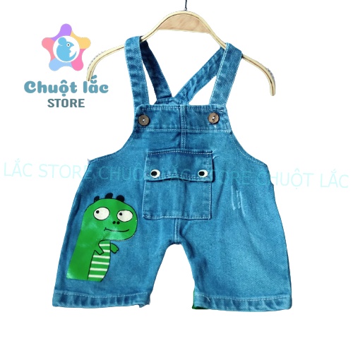 Chuột Lắc Store Quần Yếm Jean Cho Bé Sơ Sinh Từ 5Kg Đến 15Kg