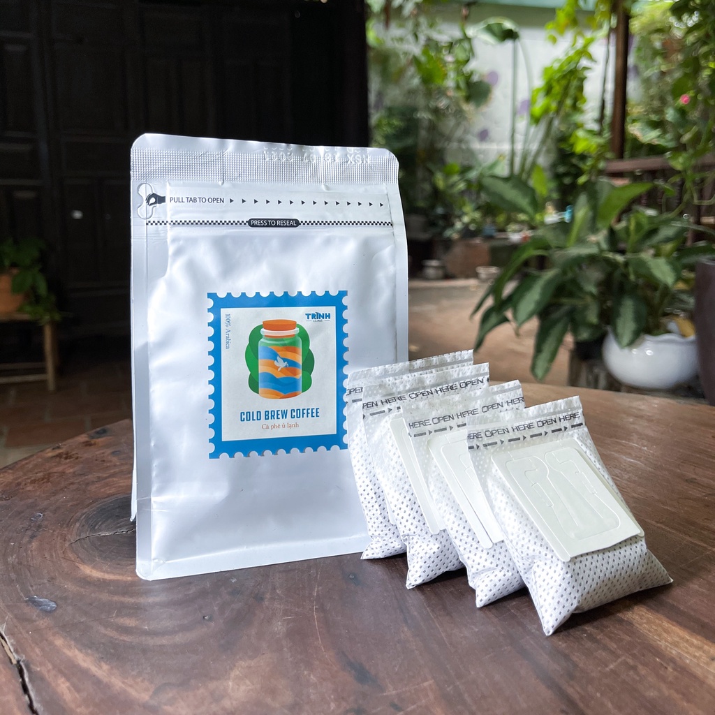 Cà phê cold brew túi lọc giấy 100% Arabica Trình Cà phê. Vị chua thanh, thơm nhẹ, hậu ngọt, hương trái cây phong phú | BigBuy360 - bigbuy360.vn