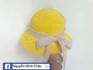 Mũ vành handmade cho bé