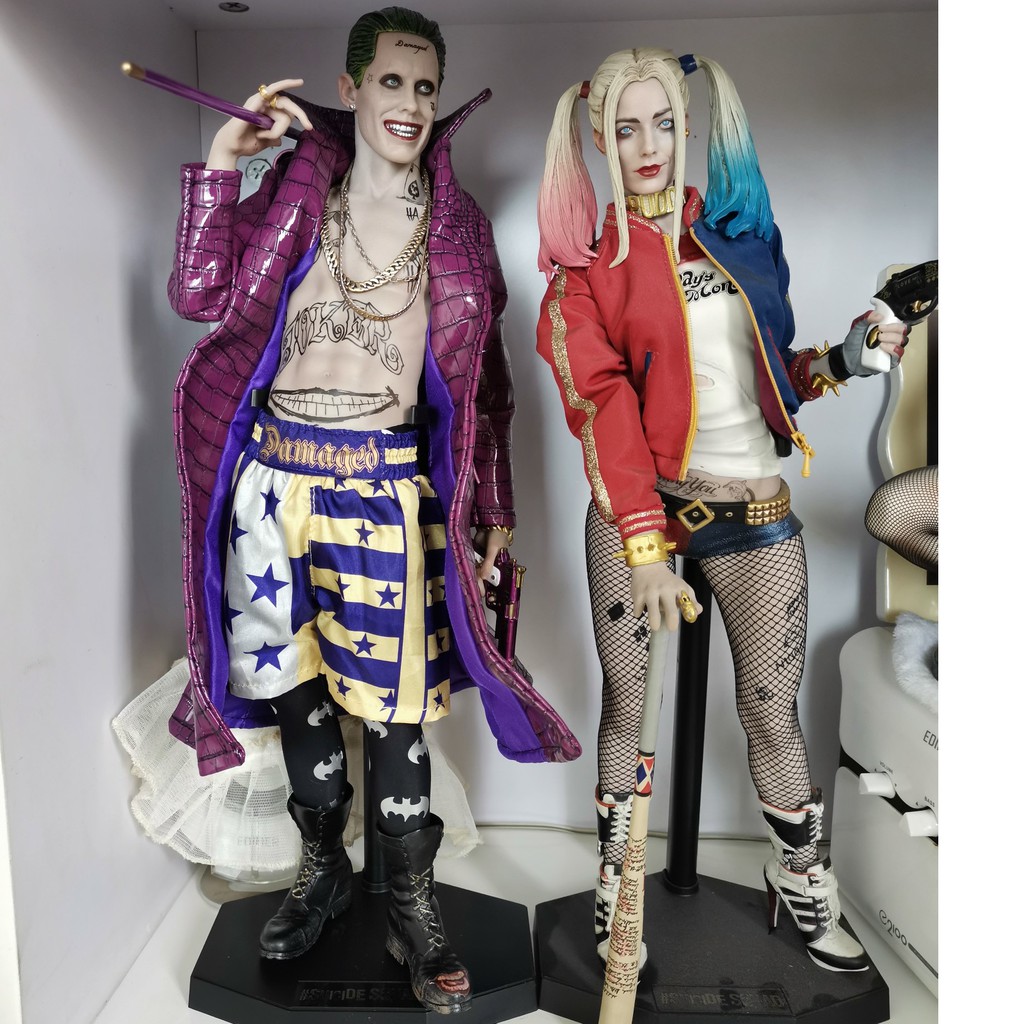 [Hàng khủng 50cm] Mô hình Joker Harley Quinn 1/4 cao 46cm Crazy toys - Avengers