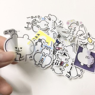 Sticker gấu cute dán trang trí planner, scrapbook,.. size 3-5cm