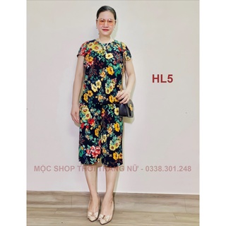 Bộ đồ mặc nhà Thun tăm hoa