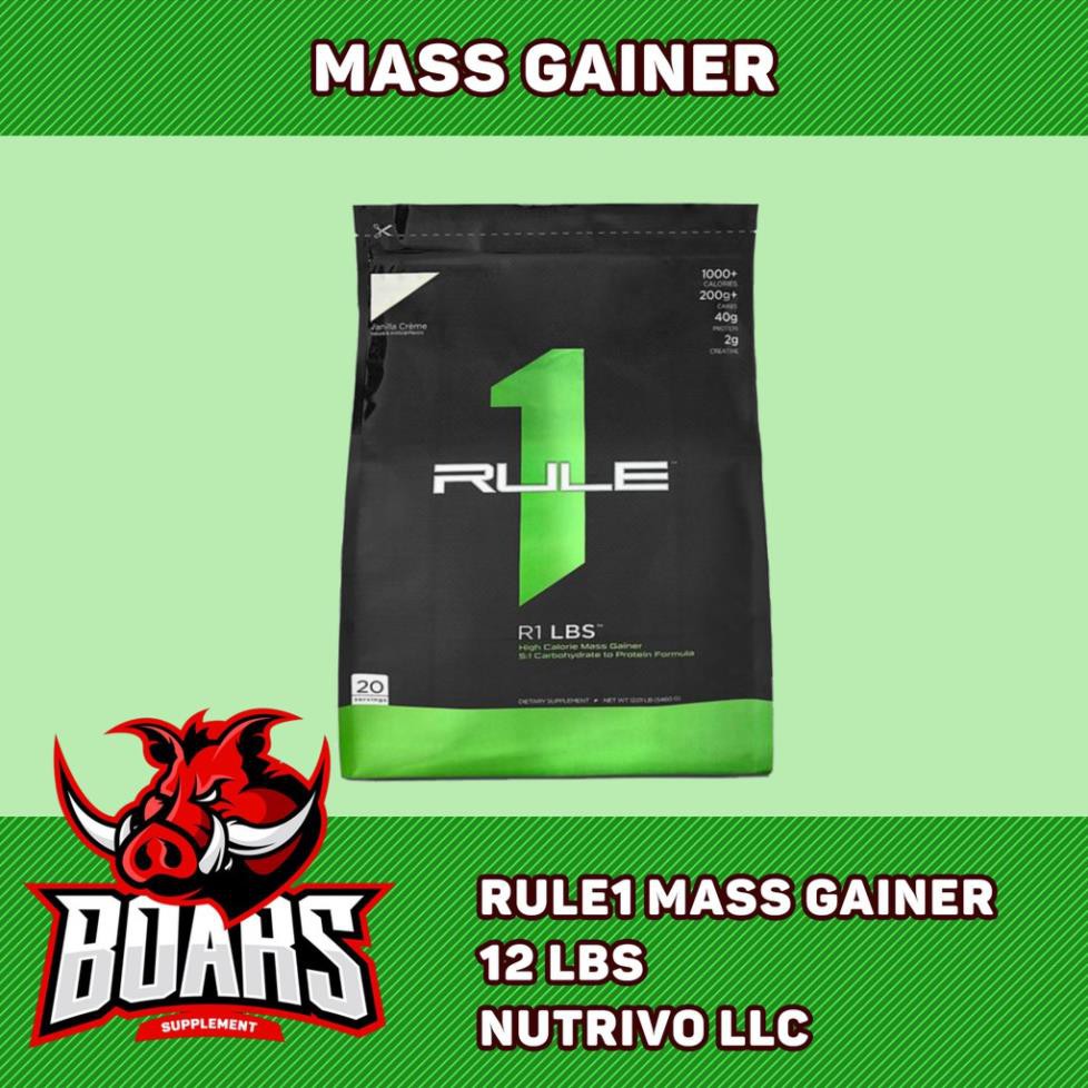 RULE1 MASS GAINER - TĂNG CƠ TĂNG CÂN CHẤT LƯỢNG (12 lbs)