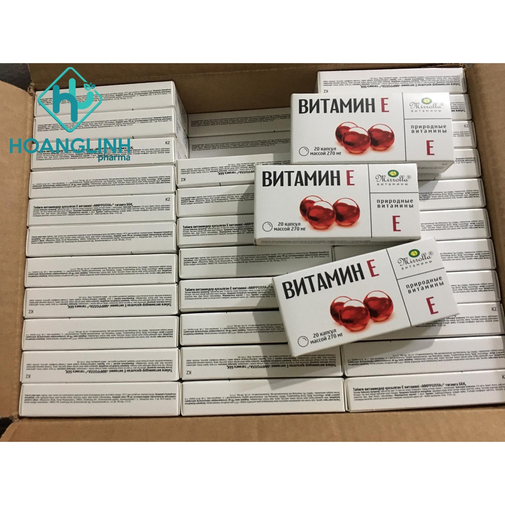 [Chính hãng] Vitamin E Đỏ 270 Vỉ và Lọ (chuẩn Nga 100%) | BigBuy360 - bigbuy360.vn