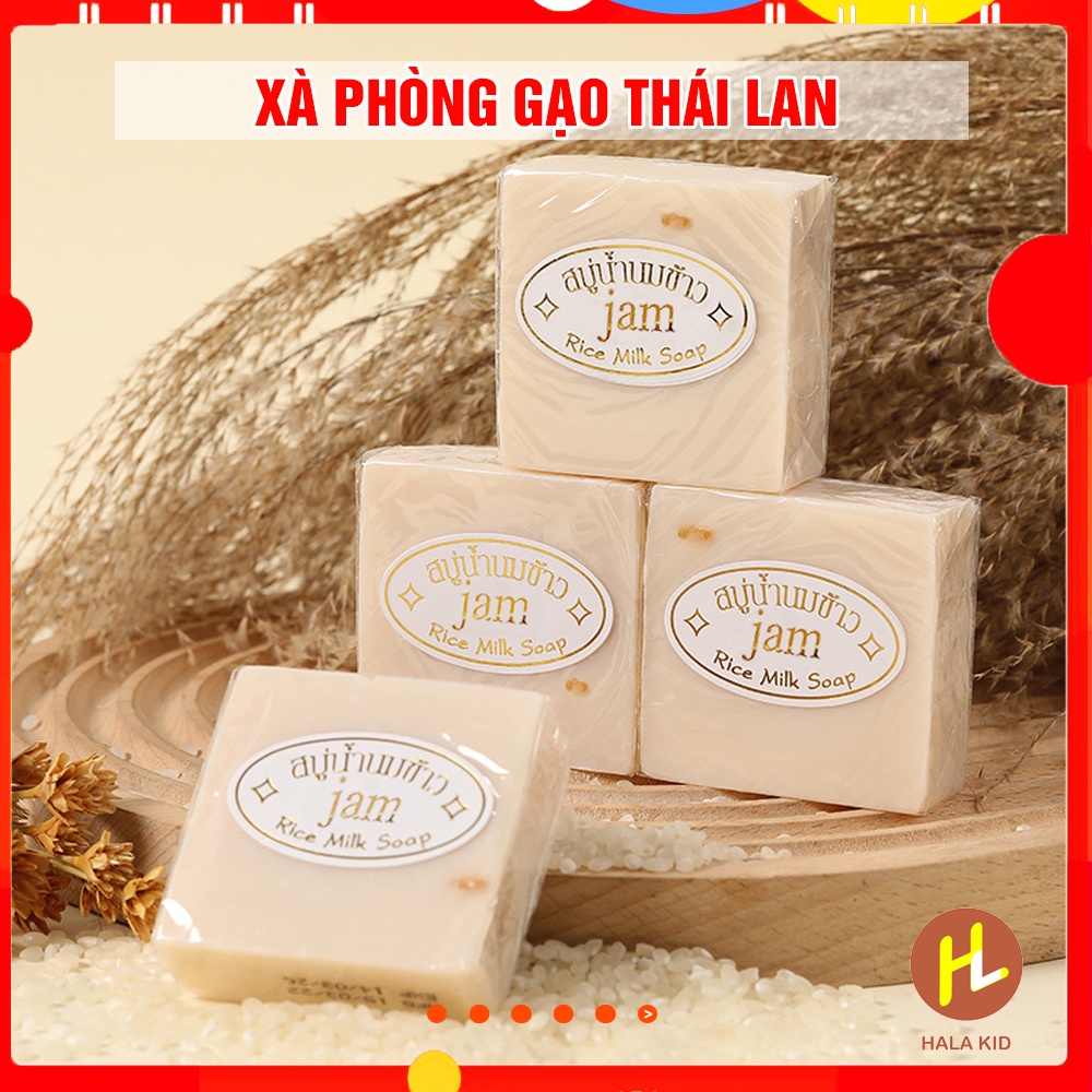 bánh XA PHÒNG GẠO thái lan dưỡng trắng da (1 cái)
