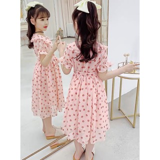 Váy voan cổ sen tay bồng (10-38kg)