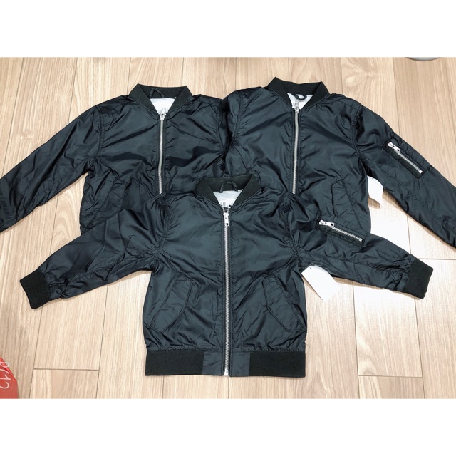 Áo khoác gió bomber hm kids auth sale 70% size 13 đến 18kg