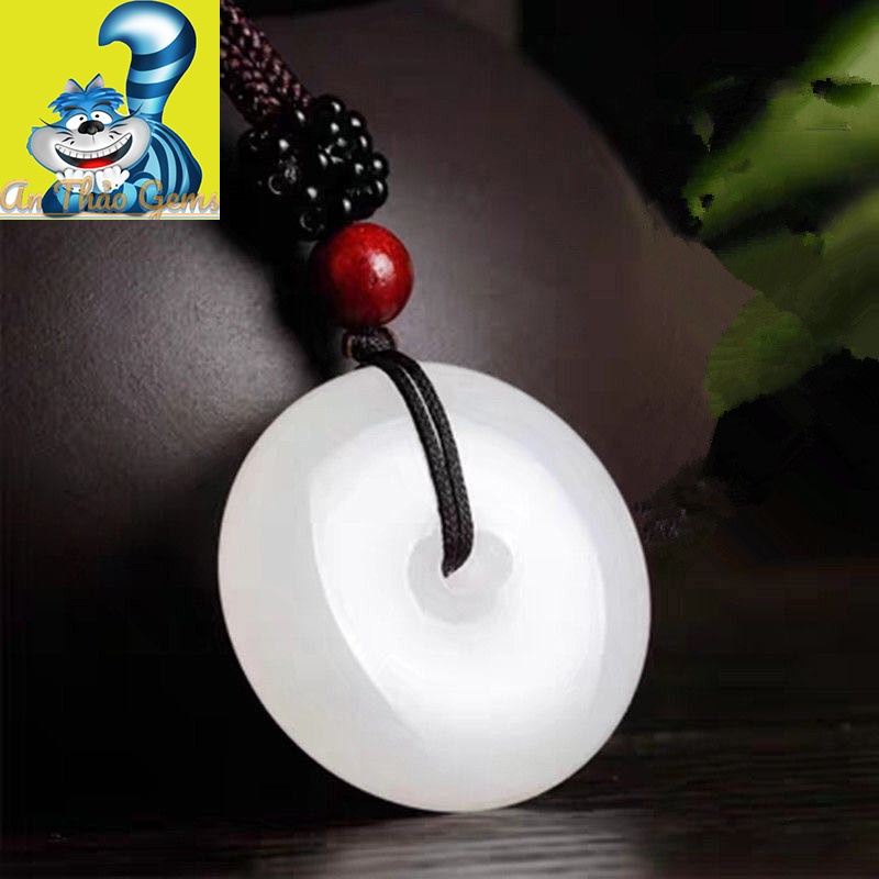 Mặt Dây Chuyền Đồng Điếu Đá Thiên Nhiên - Tặng Kèm Dây Đeo Và Hôp Đựng