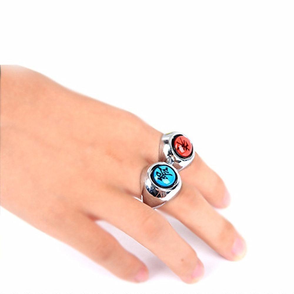 Lilyes Nhẫn Đeo Ngón Tay Hình Anime Naruto Akatsuki Itachi Pain Orojimaru Zhu Nhiều Màu Làm Quà Tặng Chụp Ảnh Thời Trang Cho Nam Nữ