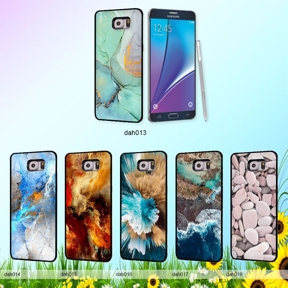 Ốp dẻo Samsung Note 5 hình vân đá 02