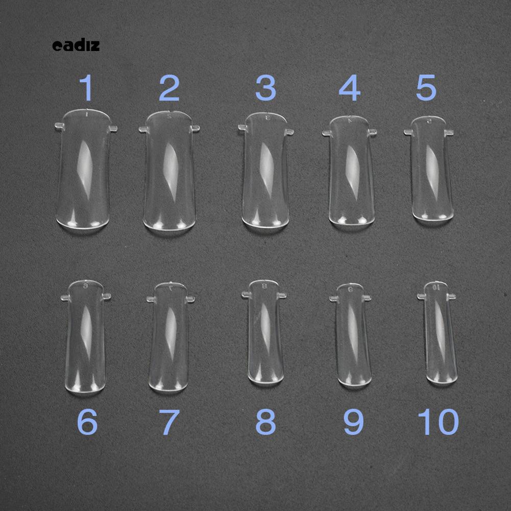 [Hàng mới về] Set 100 móng tay giả trong suốt chuyên dụng dùng cho làm móng