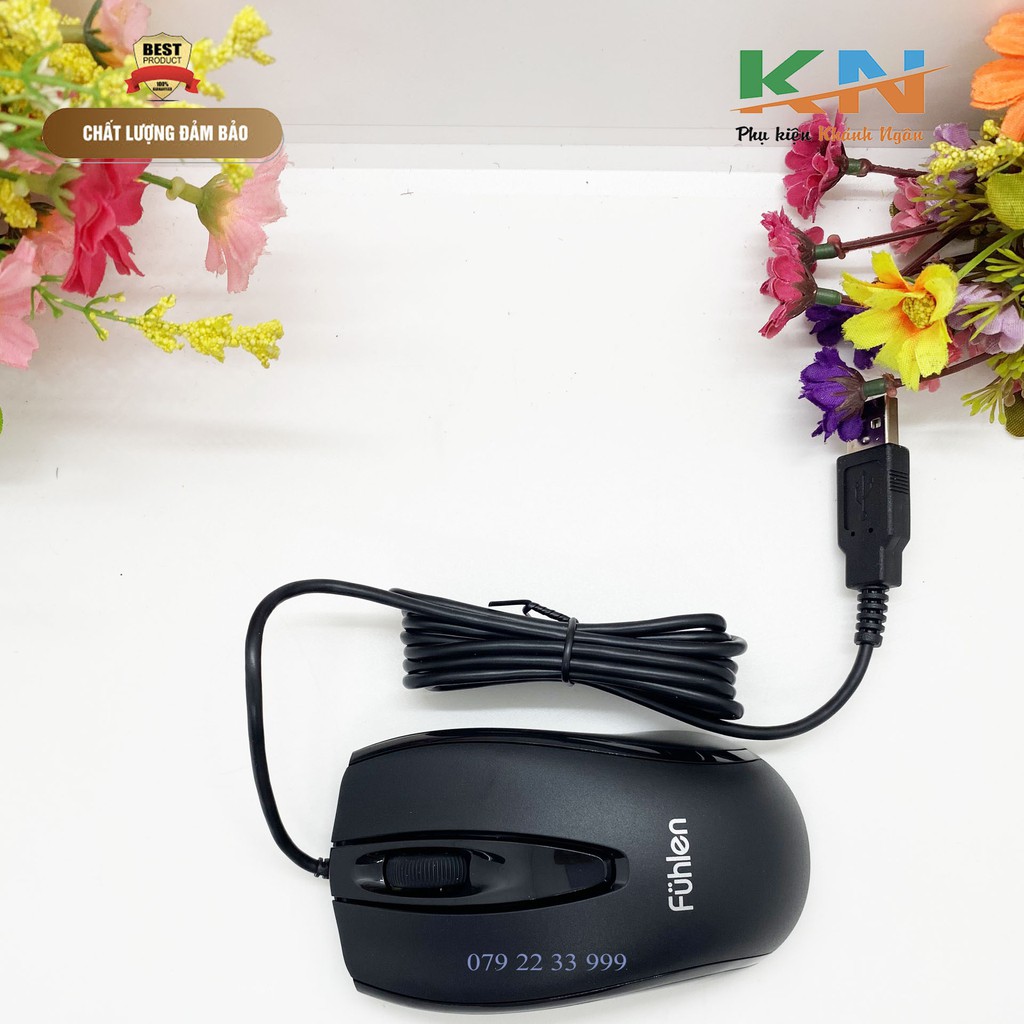 Chuột có dây Fuhlen L102 cam kết chính hãng