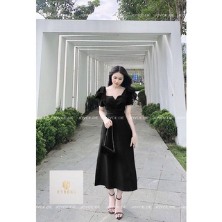 ĐẦM NƠ VAI CHÉO EO BIGSIZE 55-90KG KÈM ẢNH THẬT