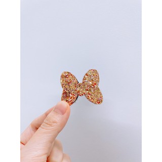 Kẹp nơ bướm ánh kim cho bé tóc ít